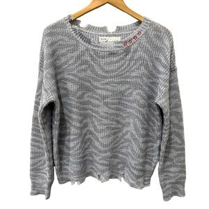 Vintage Havana Gray Crew Neck Sweater